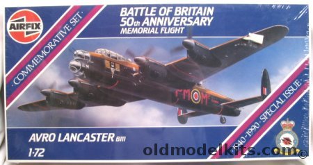 Airfix 1/72 Battle of Britain 50th Anniversary Memorial Flight Lancaster BIII, 08003 plastic model kit